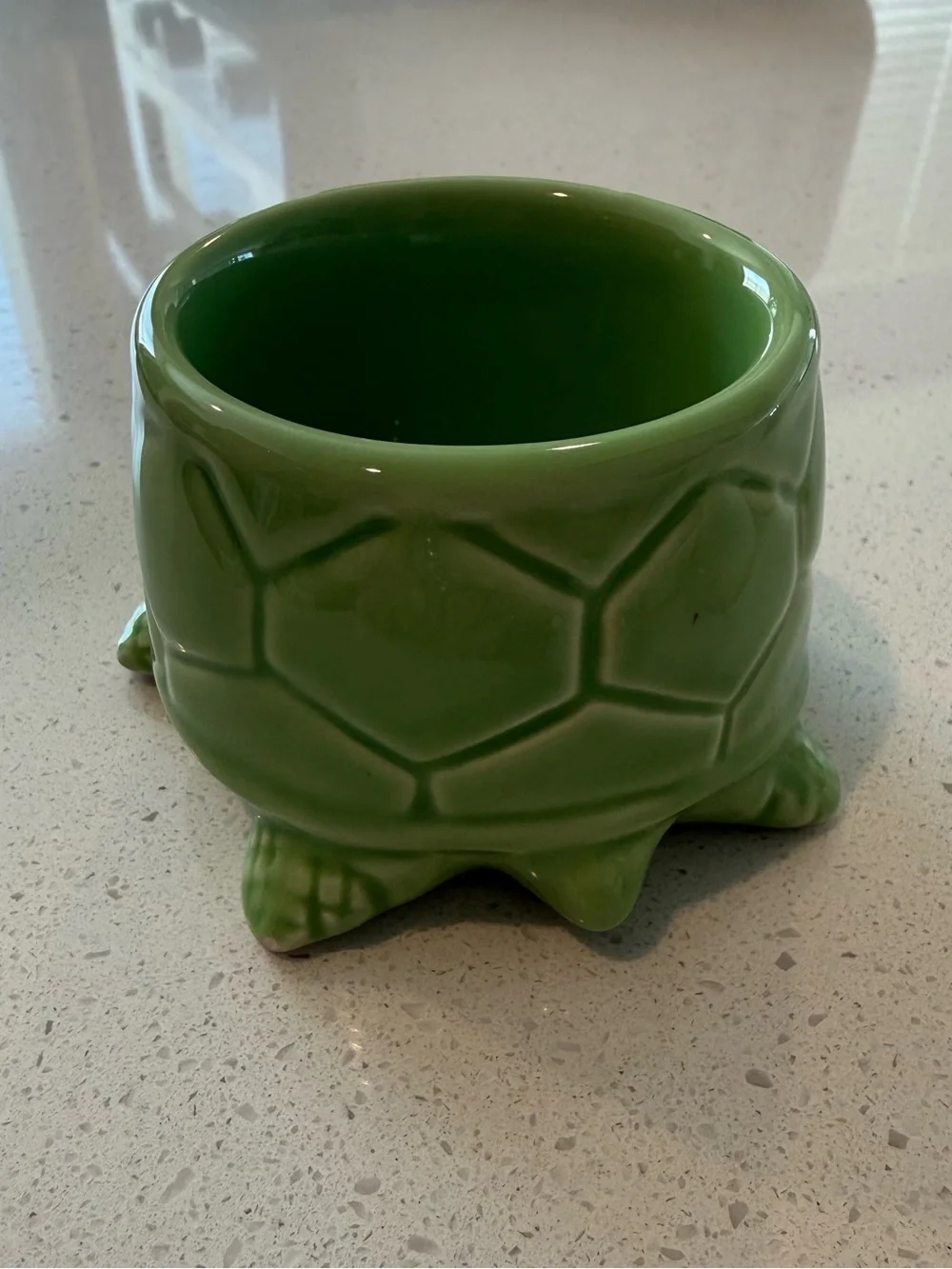 Bath & Body Works Green Turtle Ceramic Candle Holder